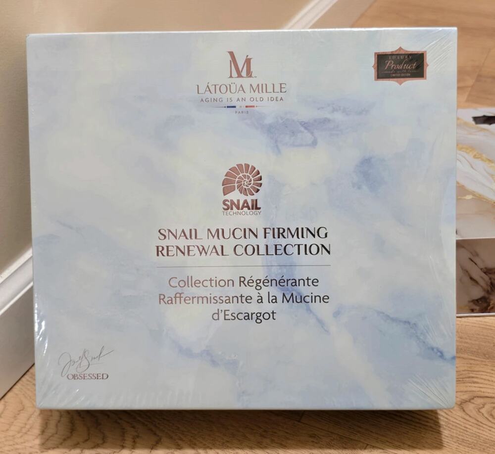 Látoüa Mille Snail Mucin Firming Renewal Collection 6-Pcs Skincare Set NEWSealed